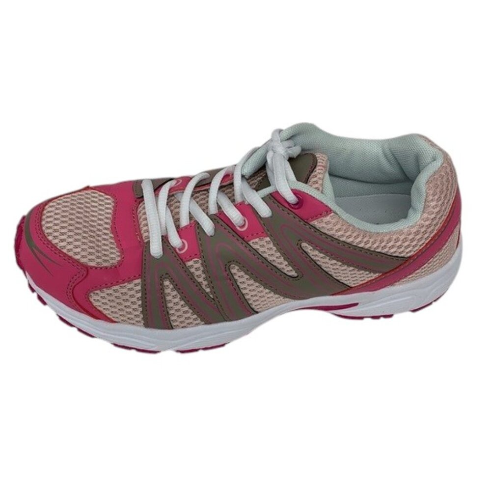 Breast Cancer Awareness Pink Gray Wht Ribbon Shoes - Picture 9 of 11